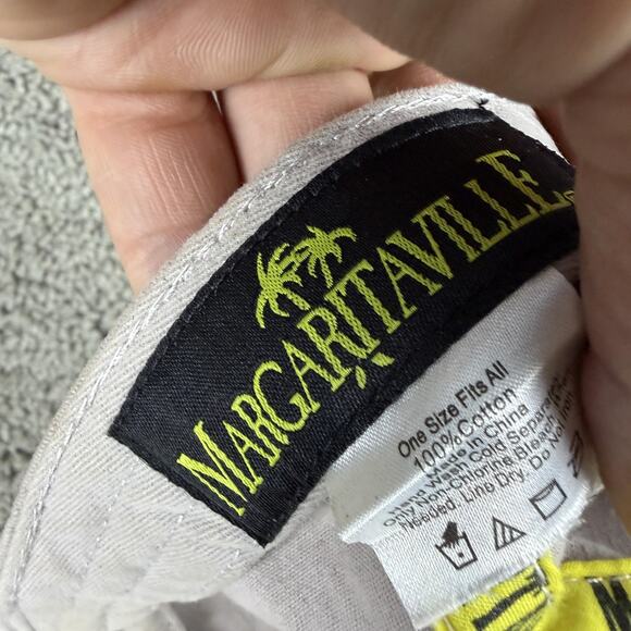 Margaritaville Hat Cap Strap Back Mens One Size Tan Five O'Clock Somewhere - Picture 11 of 11